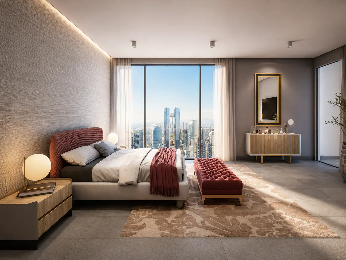 Dubai Studio Bed Room 3 - Architecture Visualization visualization screenshot 1